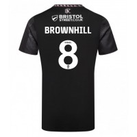 Echipament fotbal Burnley Josh Brownhill #8 Tricou Deplasare 2024-25 maneca scurta